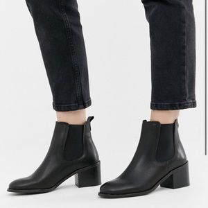 ASOS Black Leather Chelsea Boots